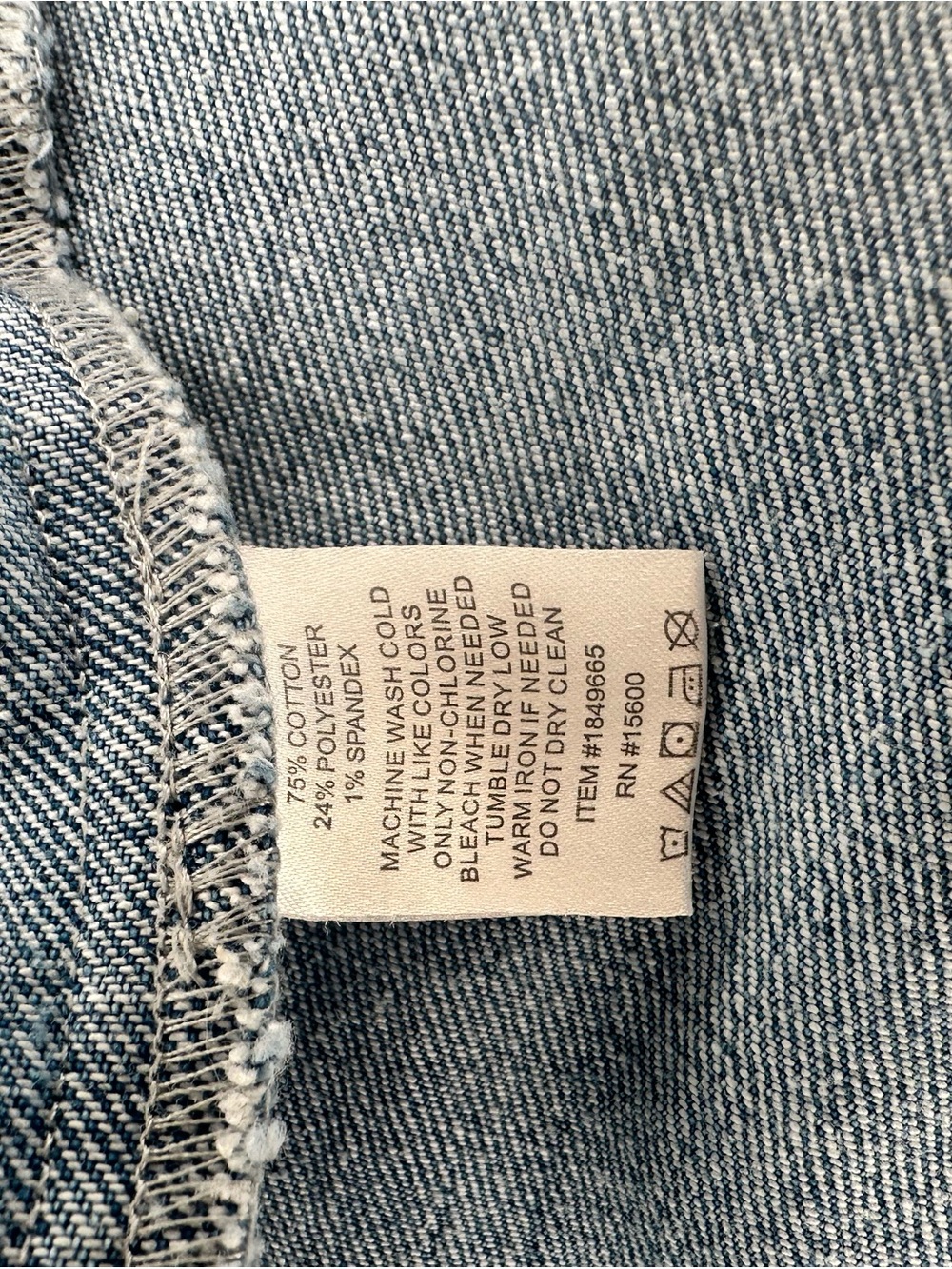 Draper James Light Blue Denim Button-Down Dress - Picture 7 of 7